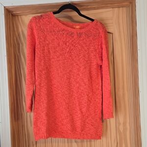 Vibrant Coral Women's Sweater